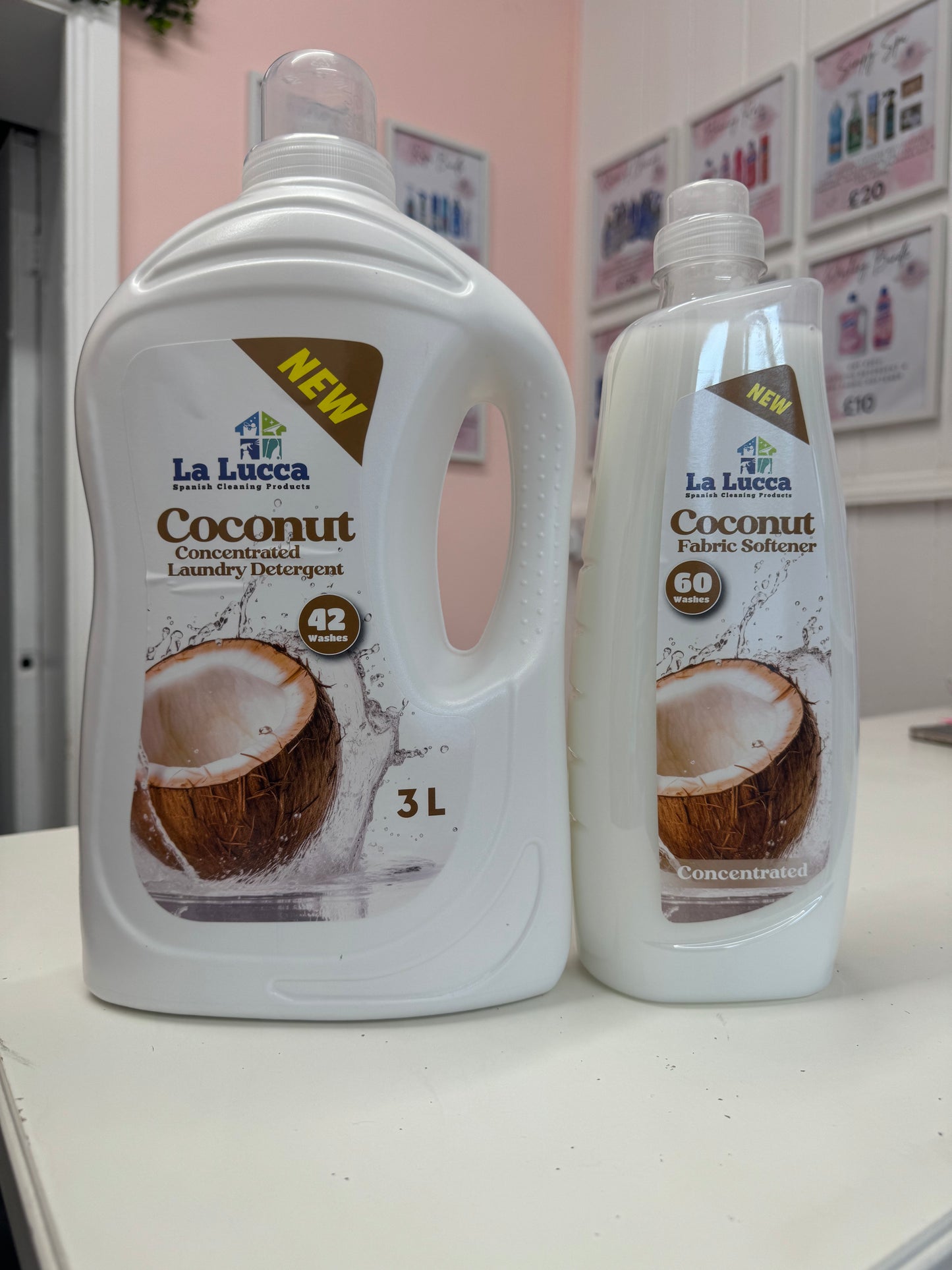 Coconut Laundry Detergent Set